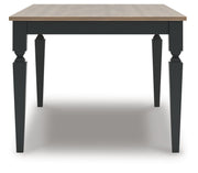 Brenkerton - Rectangular Dining Room Table - Grayish Brown / Black - R&R Furniture Gallery (Fountain Valley, CA)