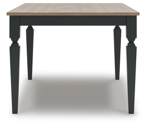 Brenkerton - Rectangular Dining Room Table - Grayish Brown / Black - R&R Furniture Gallery (Fountain Valley, CA)