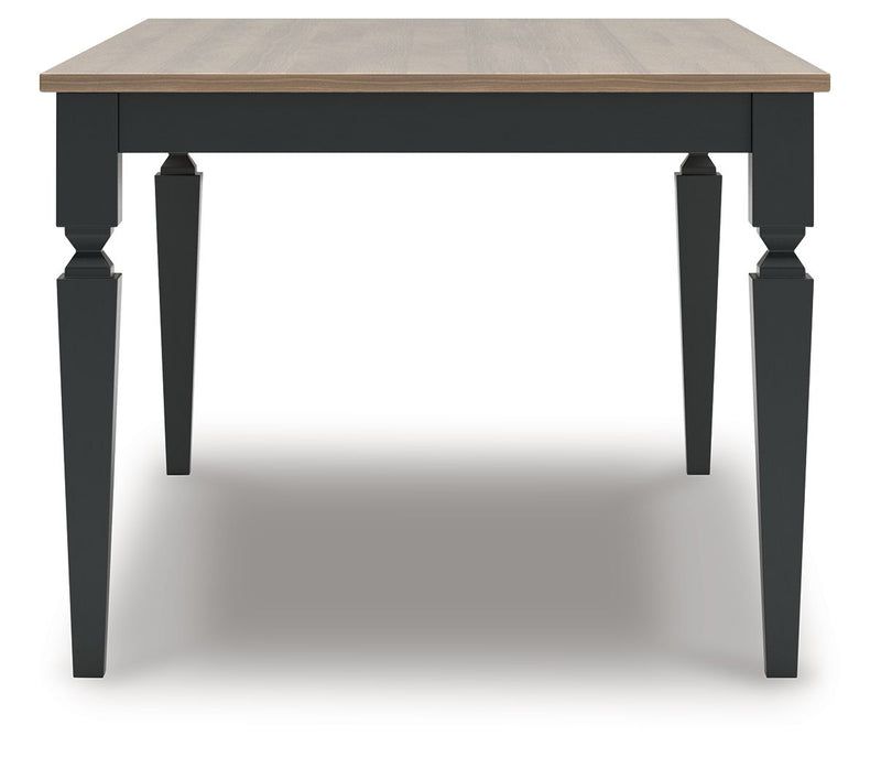 Brenkerton - Rectangular Dining Room Table - Grayish Brown / Black - R&R Furniture Gallery (Fountain Valley, CA)