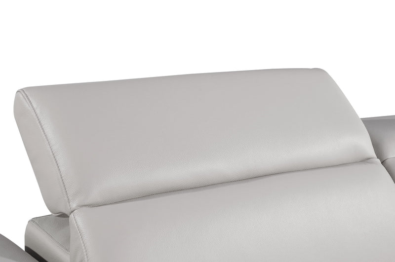1126 - Top Grain Power Reclining Italian Leather Loveseat - R&R Furniture Gallery (Fountain Valley, CA)