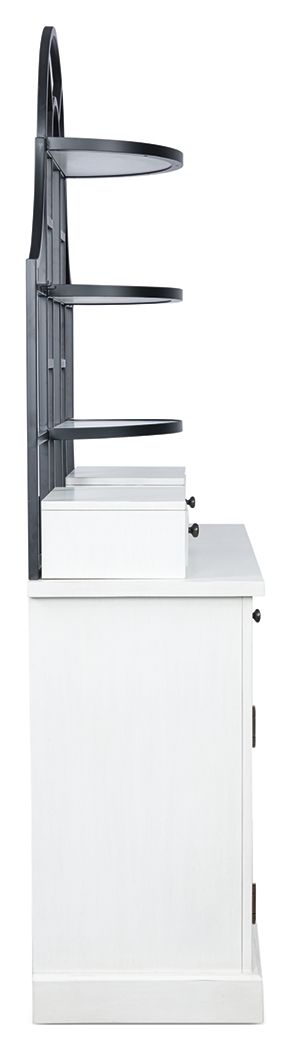 Greddinton - Baker's Rack - White - R&R Furniture Gallery (Fountain Valley, CA)