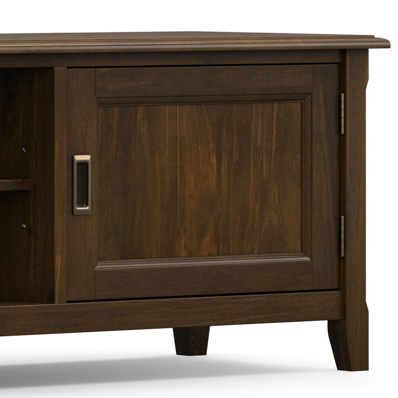 Burlington - Low TV Media Stand - Mahogany - R&R Furniture Gallery (Fountain Valley, CA)