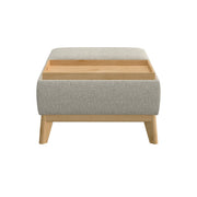 Reversible Tray Ottoman - Tan - R&R Furniture Gallery (Fountain Valley, CA)