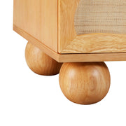 Grappa - Wood & Rattan Wavy Dresser - Natural - R&R Furniture Gallery (Fountain Valley, CA)
