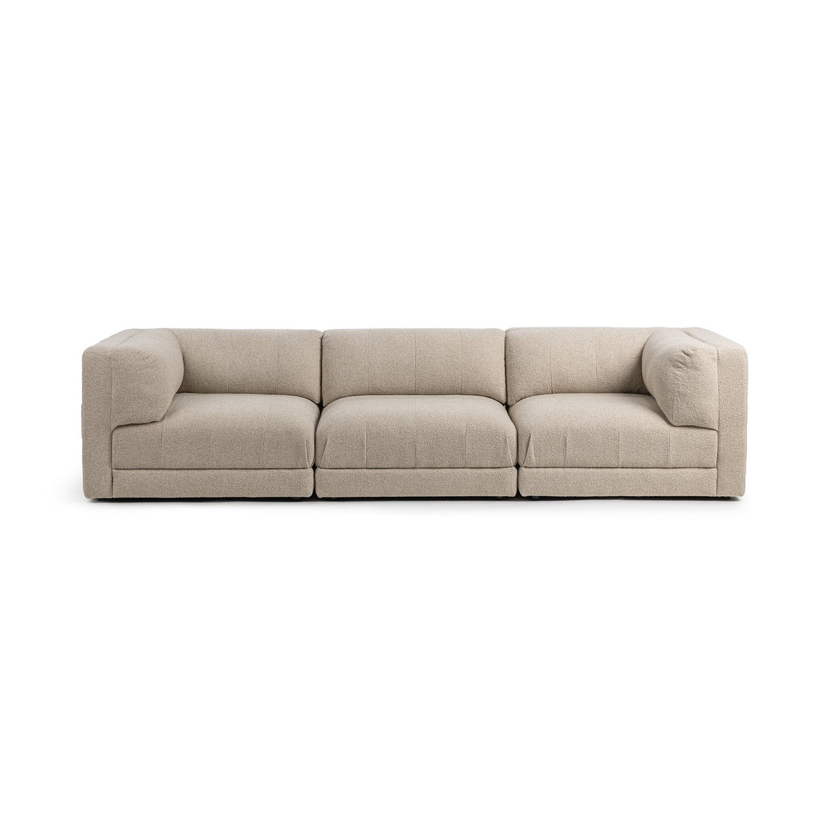 Classic Home Adalynne stationary sectional sofa with plush cushions and modern design, shown in a living room setting.