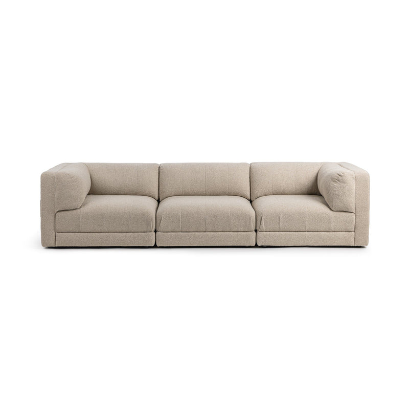 Classic Home Adalynne stationary sectional sofa with plush cushions and modern design, shown in a living room setting.