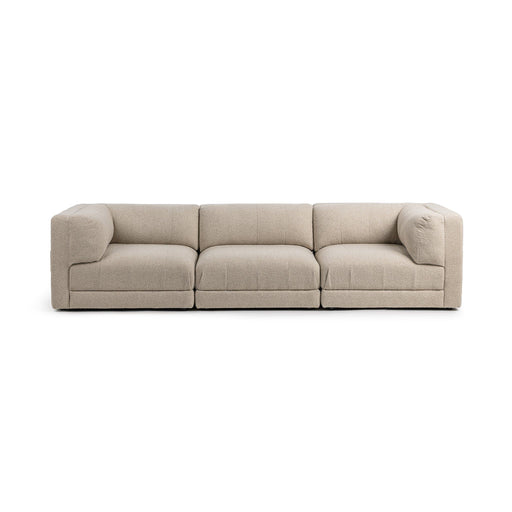 Classic Home Adalynne stationary sectional sofa with plush cushions and modern design, shown in a living room setting.