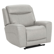 Parker Living Callahan power lift recliner with heat and massage features, upholstered in soft fabric with plush cushioning