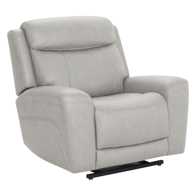 Parker Living Callahan power lift recliner with heat and massage features, upholstered in soft fabric with plush cushioning