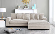 Luxe - Oversized 2 Piece Sectional Couches For Living Room, L Shaped Sofa With Chaise - R&R Furniture Gallery (Fountain Valley, CA)