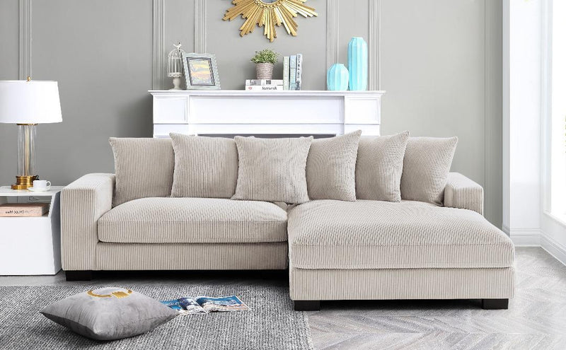 Luxe - Oversized 2 Piece Sectional Couches For Living Room, L Shaped Sofa With Chaise - R&R Furniture Gallery (Fountain Valley, CA)