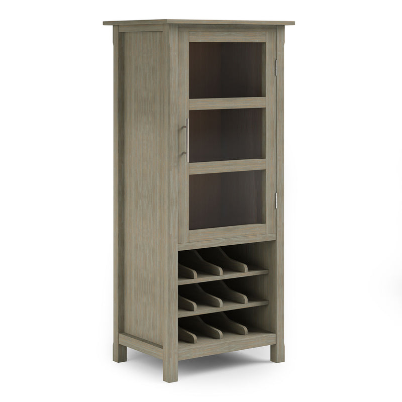 Avalon - High Storage, Wine Rack Cabinet - R&R Furniture Gallery (Fountain Valley, CA)