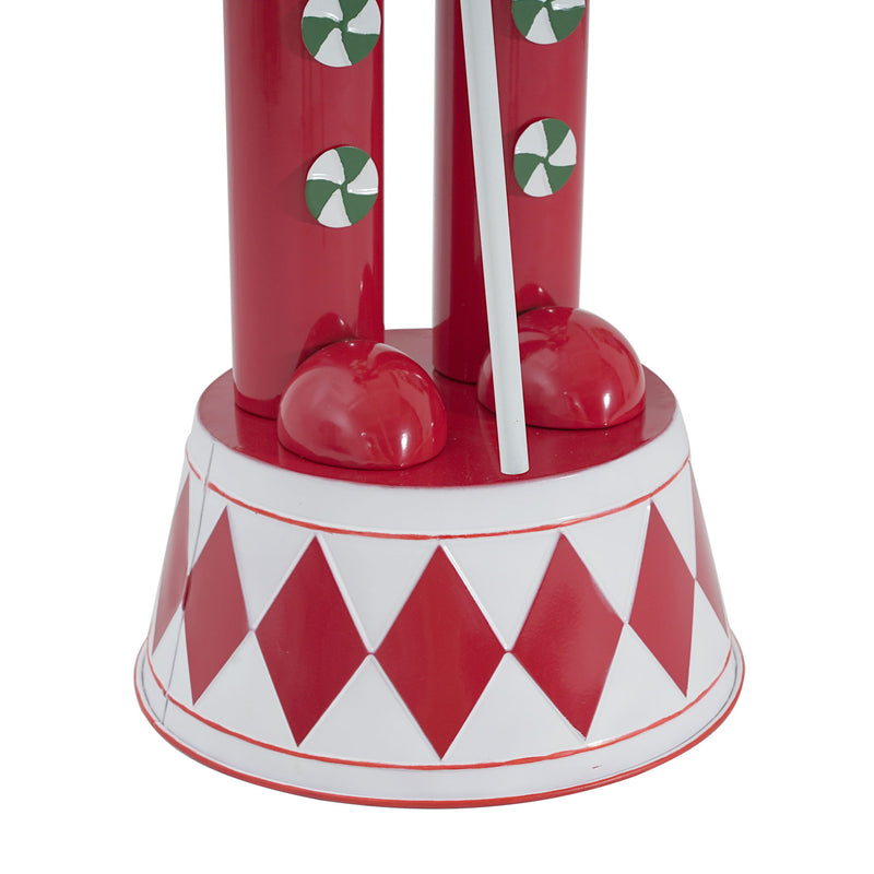 Noble House Classic Nutcracker Christmas decoration in green, red, and white with durable construction, perfect for holiday decor.