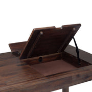 Monroe - Desk - Distressed Charcoal Brown - R&R Furniture Gallery (Fountain Valley, CA)