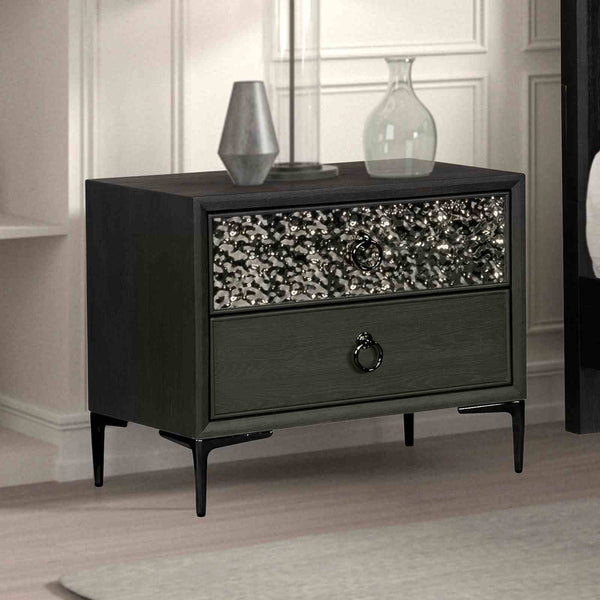 Nightstand w/ USB A & C, Espresso - FM79008ES-N