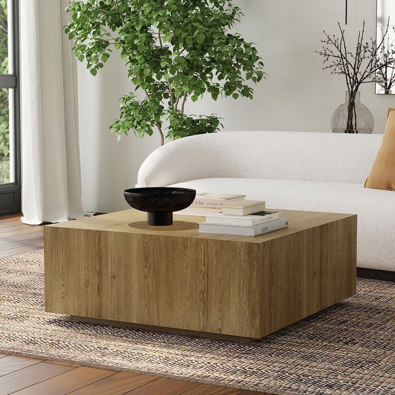 Layne - Square Coffee Table With Casters - R&R Furniture Gallery (Fountain Valley, CA)