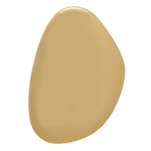 Jelly Bean - 26" x 38" Wall Sculpture - Gold