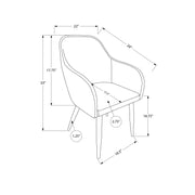 Dining Chair Side, Upholstered For Dining Room, Contemporary & Modern (Set of 2) - R&R Furniture Gallery (Fountain Valley, CA)