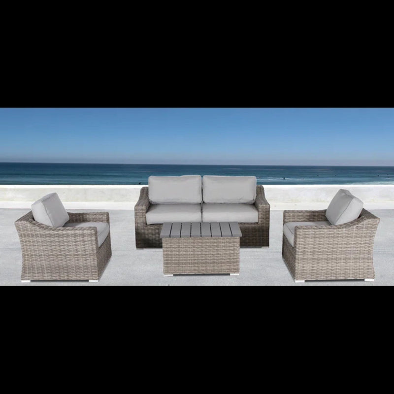 Stylish Sofa Seating Group With Cushions Perfect For Outdoor Gatherings - R&R Furniture Gallery (Fountain Valley, CA)