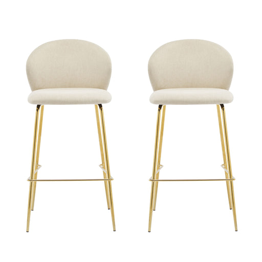 Kira - Upholstered Bar Stool (Set of 2) - R&R Furniture Gallery (Fountain Valley, CA)