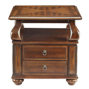 Amado - End Table - Walnut - R&R Furniture Gallery (Fountain Valley, CA)