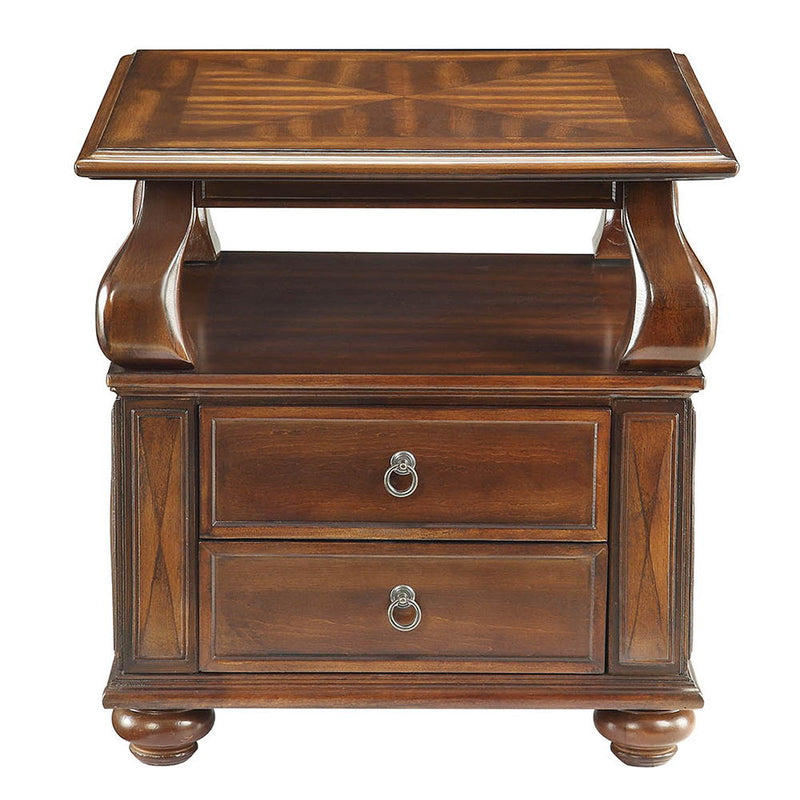 Amado - End Table - Walnut - R&R Furniture Gallery (Fountain Valley, CA)