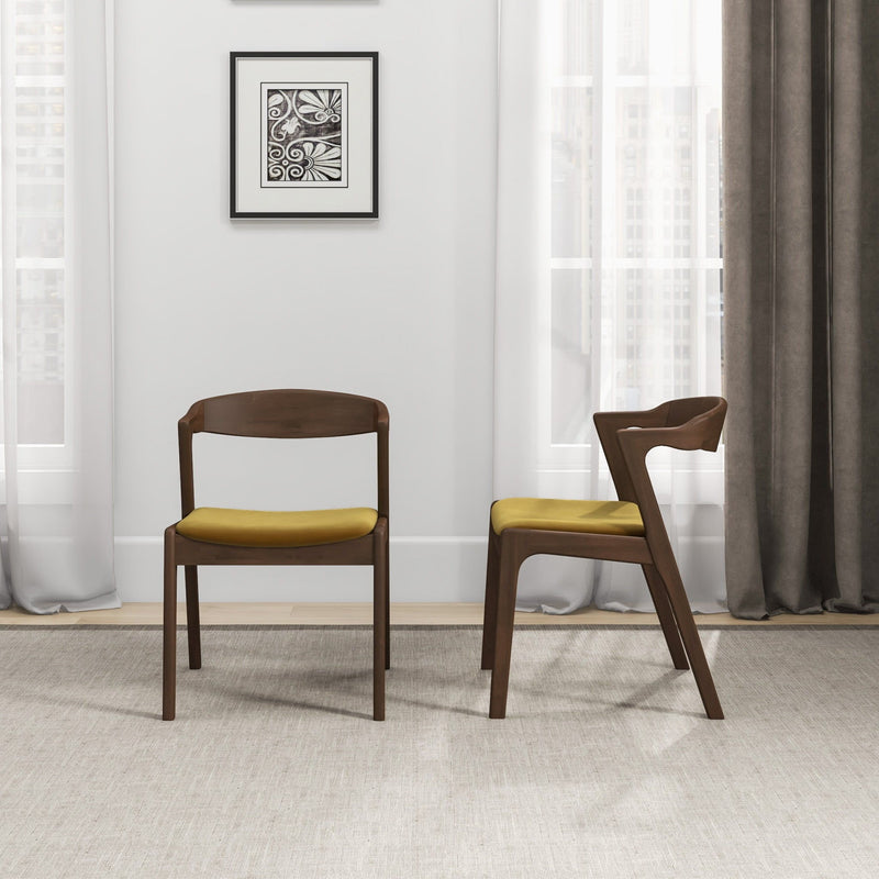 Dakota - Mid-Century Modern Dining Chair (Set of 2) - R&R Furniture Gallery (Fountain Valley, CA)