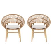 Cyril - Outdoor Papasan Style Dining Chair (Set of 2) - R&R Furniture Gallery (Fountain Valley, CA)