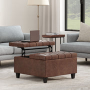 Harrison - Large Coffee Table Storage Ottoman - R&R Furniture Gallery (Fountain Valley, CA)