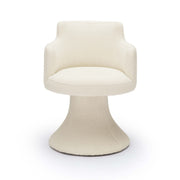 Jeffree - Performance Boucle Swivel Dining Chair - R&R Furniture Gallery (Fountain Valley, CA)