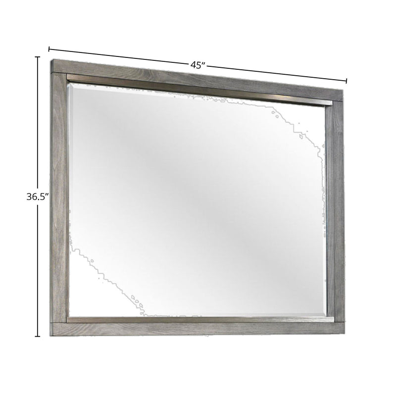 Landscape Mirror - Gray - R&R Furniture Gallery (Fountain Valley, CA)