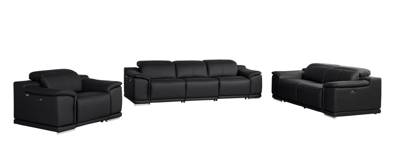 9762 - 6-Piece Modular Power Reclining Sofa, Loveseat And Chair Set With 5 Power Recliners In