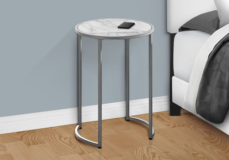 Round Accent Side Table, Contemporary & Modern - R&R Furniture Gallery (Fountain Valley, CA)