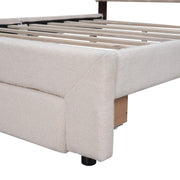 Upholstered Platform Bed With Drawer - R&R Furniture Gallery (Fountain Valley, CA)