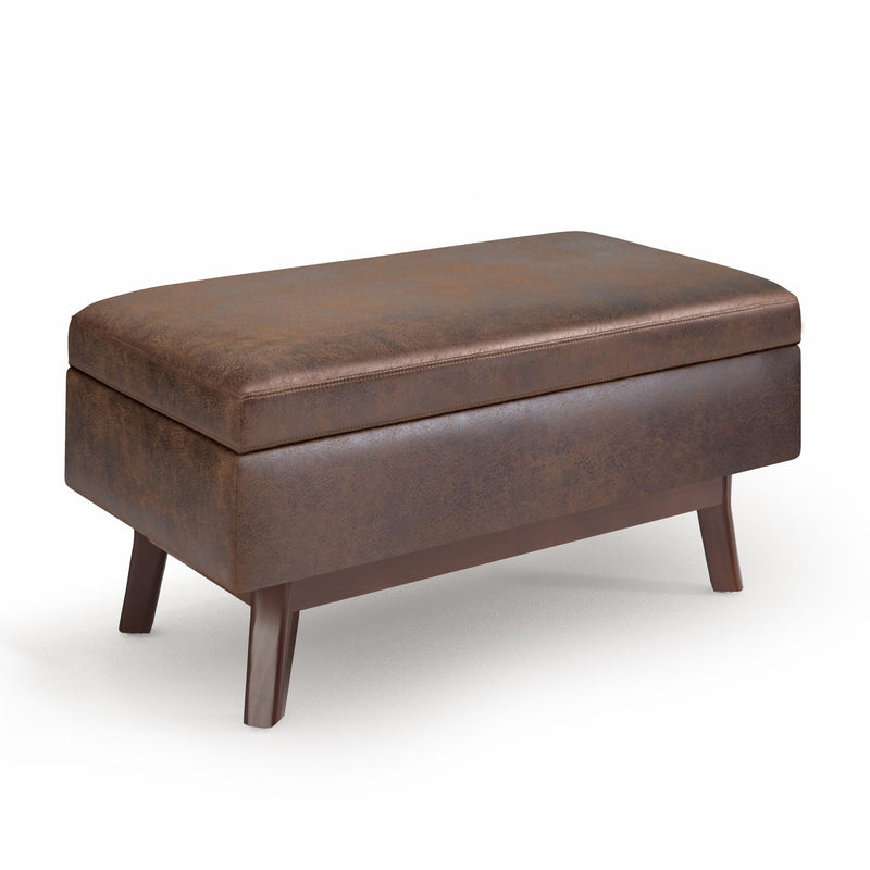 Owen - Upholstered Rectangular Storage Ottoman - R&R Furniture Gallery (Fountain Valley, CA)
