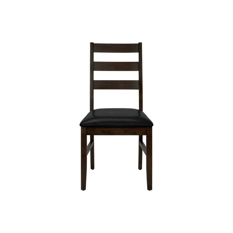 Dining Chair, Dining Room, Side, Upholstered, Transitional (Set of 2) - Black - R&R Furniture Gallery (Fountain Valley, CA)