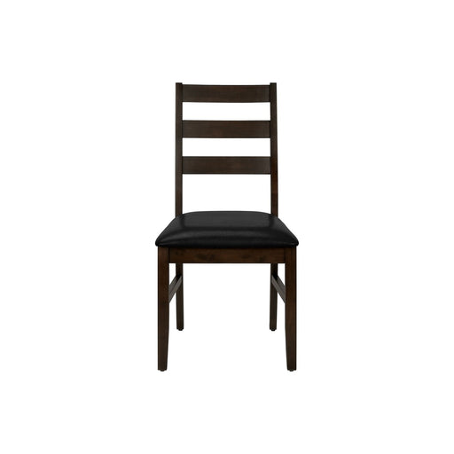 Dining Chair, Dining Room, Side, Upholstered, Transitional (Set of 2) - Black - R&R Furniture Gallery (Fountain Valley, CA)