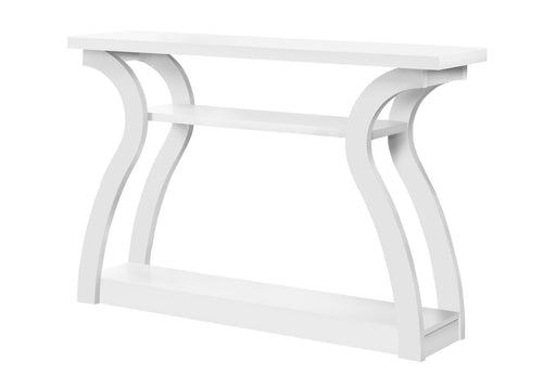 Accent Console Table For Entryway, Unique Curved Design - R&R Furniture Gallery (Fountain Valley, CA)