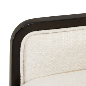 Belmont Place - Desk Chair - White / Dark Brown - R&R Furniture Gallery (Fountain Valley, CA)