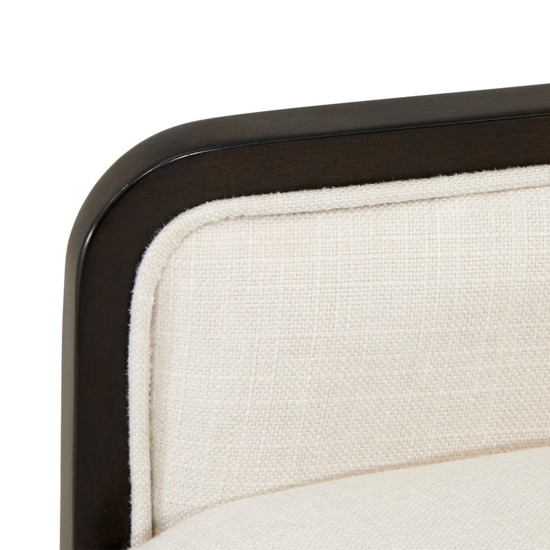 Belmont Place - Desk Chair - White / Dark Brown - R&R Furniture Gallery (Fountain Valley, CA)