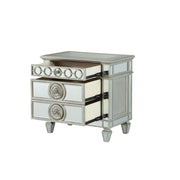 Varian - Nightstand - Mirrored - R&R Furniture Gallery (Fountain Valley, CA)