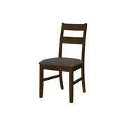 Dining Chair, Upholstered, Side, Dining Room, Transitional (Set of 2) - Brown - R&R Furniture Gallery (Fountain Valley, CA)