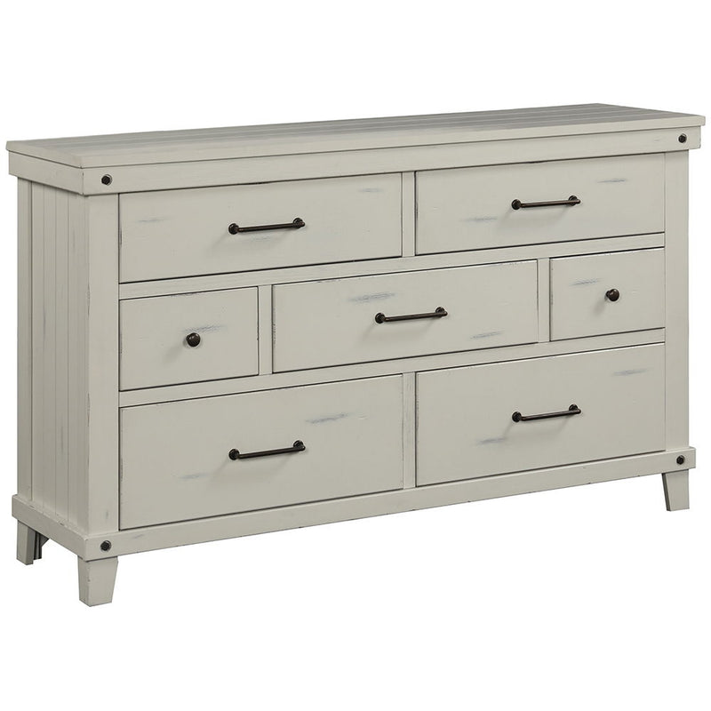 7 Drawer Dresser - White - R&R Furniture Gallery (Fountain Valley, CA)