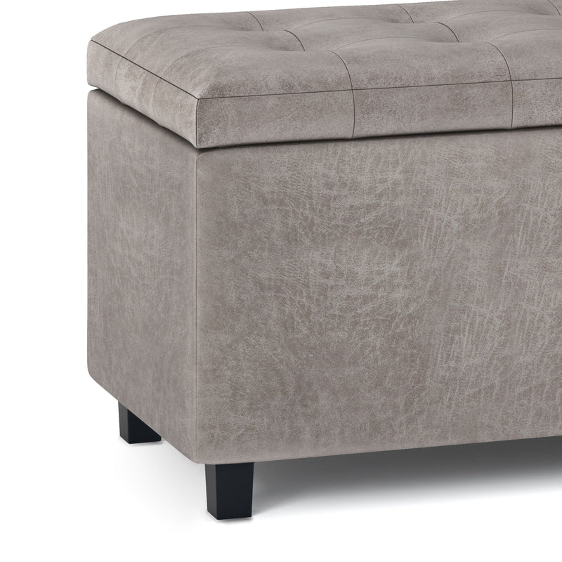 Cosmopolitan - Upholstered Storage Ottoman - R&R Furniture Gallery (Fountain Valley, CA)
