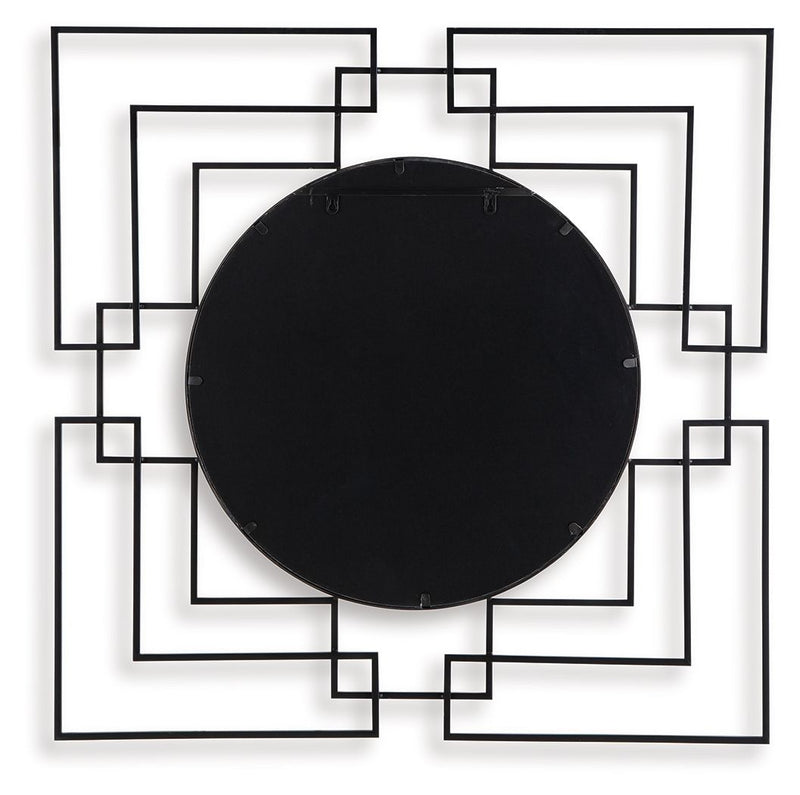Oceanal - Accent Mirror - Black / Gold Finish - R&R Furniture Gallery (Fountain Valley, CA)