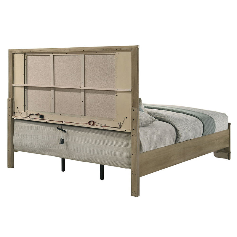 Lakkari - Bed With LED - R&R Furniture Gallery (Fountain Valley, CA)