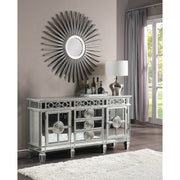 Varian - 36" Server - Mirrored & Antique Platinum - R&R Furniture Gallery (Fountain Valley, CA)