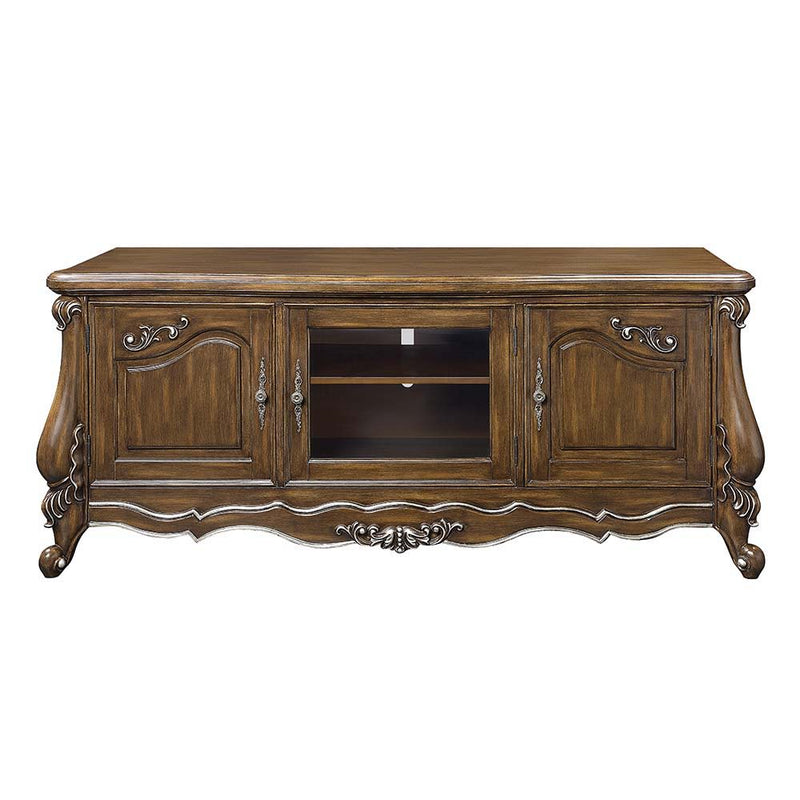 Latisha - TV Stand - Antique Oak - R&R Furniture Gallery (Fountain Valley, CA)