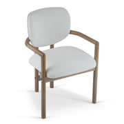 Upholstered Arm Dining Chairs (Set of 2) - R&R Furniture Gallery (Fountain Valley, CA)