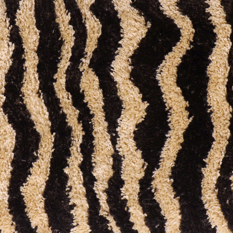 Zebra - Striped Tufted Bench - Brown - R&R Furniture Gallery (Fountain Valley, CA)